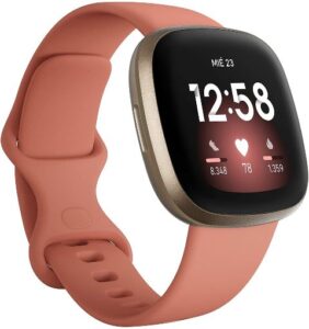  Fitbit Versa 3-smartwatch para mujer